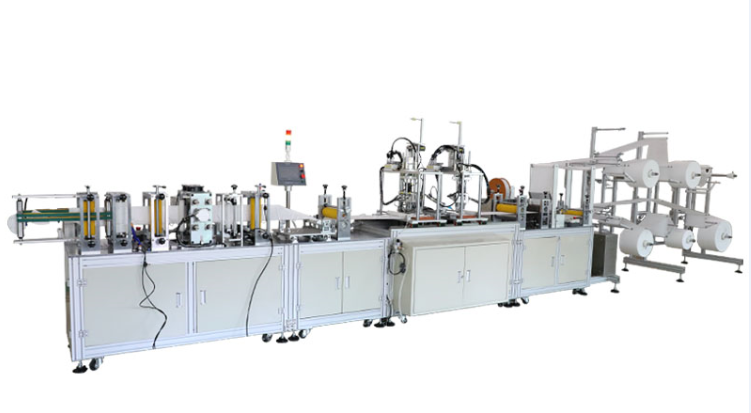 全自動(dòng)KN95套頭式口罩機(jī)整機(jī)圖